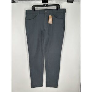 Eddie Bauer Voyager Flex Chino Pants Mens Size 40x36 Twill Slim Fit Leg 5 Pocket